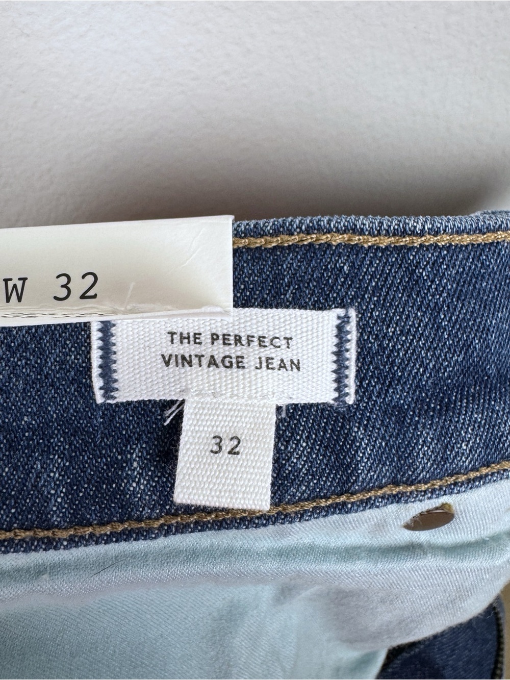 Madewell Perfect Vintage High Rise Jeans Pickaway Wash Plus Size 32 NWT - Picture 10 of 11